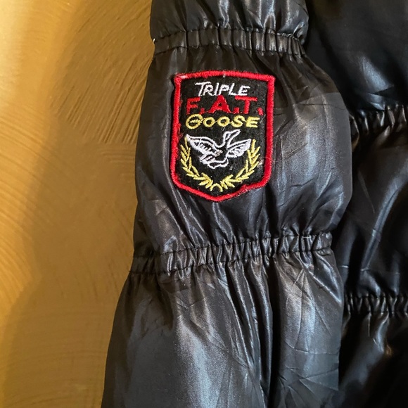 Vintage Triple Fat Goose coat with Fur hood - Picture 4 of 5